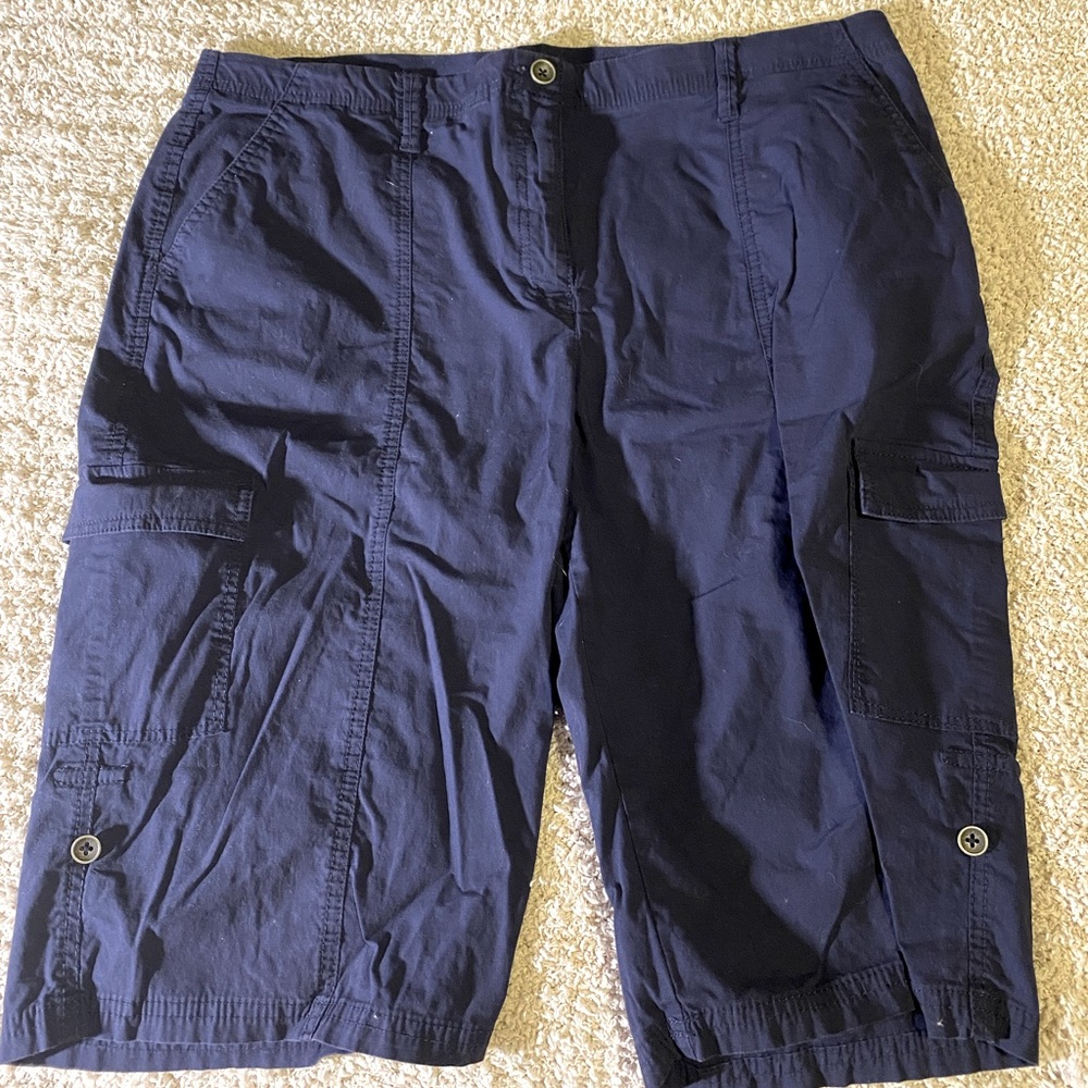 Chico’s Bermuda shorts Can be worn long or above the knee. Stretchy, comfortable